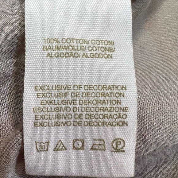 Free People Tan / Nude Embroidered Quills Cropped Top Size Small - Picture 16 of 16